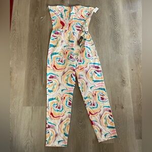 Like an Angel Multicolor Strapless Jumpsuit